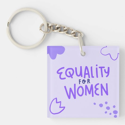 Porte-clés Égalité des femmes (Devant)
