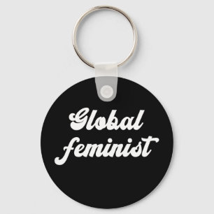 Porte-clés Égalité Féministe Mondiale Empouvoirement Vintage