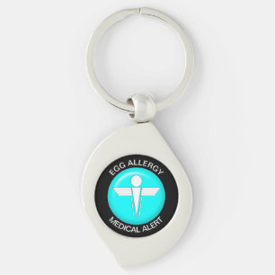 Porte-clés EGG Médicale Alert Metal Porte - clé