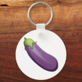 Porte-clés Eggplant - Emoji (Recto)