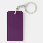 Porte-clés Eggplant Purple Solid (Dos)