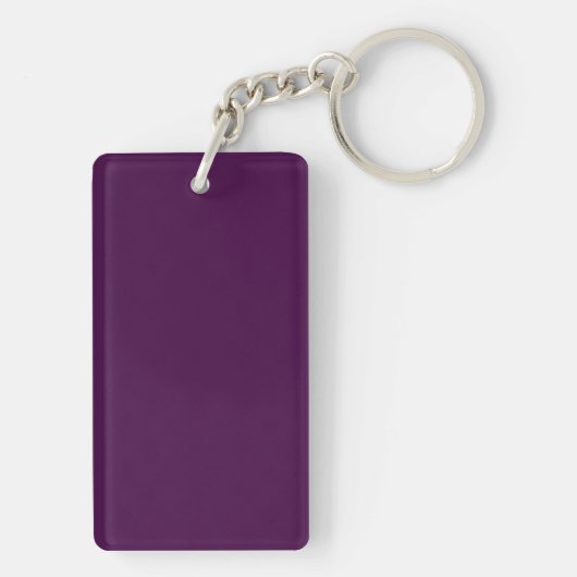 Porte-clés Eggplant Purple Solid (Dos)