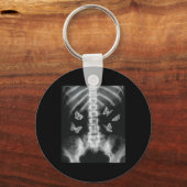 Porte-clés Egirl Skeleton Xray Butterfly Harajuku y2k Dark Ed (Recto)