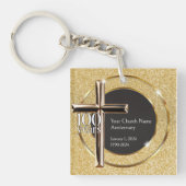 Porte-clés Église 100 ans Anniversaire Événement Souvenir Car (Devant)