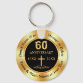 Porte-clés Eglise 60e anniversaire ou 60e anniversaire Faveur (Recto)