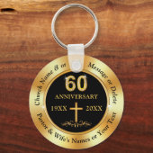 Porte-clés Eglise 60e anniversaire ou 60e anniversaire Faveur (Recto)