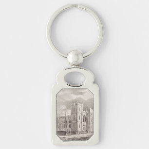 Porte-clés Église chrétienne médiévale