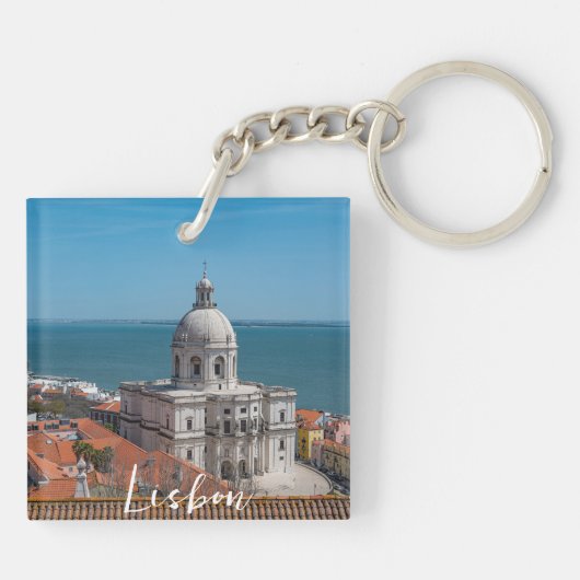 Porte-clés Eglise de Père Noël Engracia à Lisbonne, Portugal (Dos)