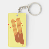 Porte-clés Eglises espagnoles romantiques Sugary au chocolat (Dos)