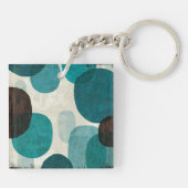 Porte-clés Égouttements bleus (Dos)