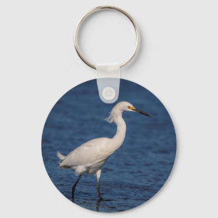 Porte-clés Egret neigeux sur North Beach