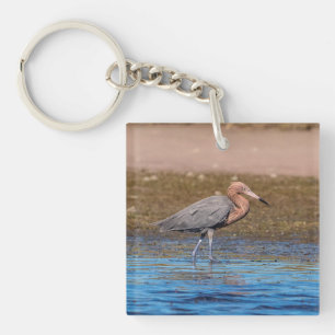 Porte-clés Egret rouge sur North Beach