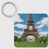 Porte-clés Eiffel Tower View from Champ de Mars Public Park (Recto)