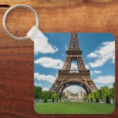 Porte-clés Eiffel Tower View from Champ de Mars Public Park (Recto)