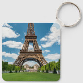 Porte-clés Eiffel Tower View from Champ de Mars Public Park (Dos)