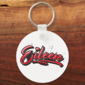Porte-clés Eileen red Heart Graffiti (Recto)