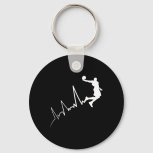 Porte-clés Ekg Fréquence De Bysketbyll Player Heartbeat Dunki