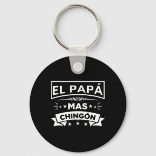 Porte-clés El Papa Mas Chingon Funny Pères Mexicains Espagnol