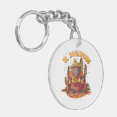 Porte-clés El Squatcho Bigfoot avec Maraca, Sombrero et Ponc (Devant gauche)