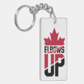 Porte-clés Elbows Up Canada (Devant gauche)