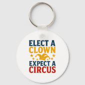 Porte-clés Elect A Clown Expect A Circus Fun  (Recto)