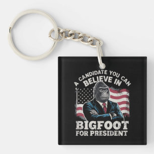 Porte-clés Élection 2024 Vote Drôle Sasquatch USA