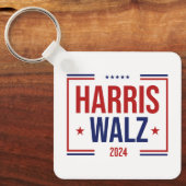 Porte-clés Élection de la campagne Harris Walz (Recto)