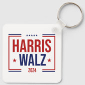 Porte-clés Élection de la campagne Harris Walz (Dos)