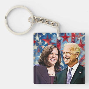 Porte-clés Élection du président Biden et du vice-président H