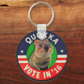 Porte-clés Élection du président Quokka en 2016 (Recto)