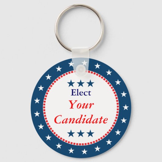 Porte-clés Élection du vote de 2012 (Recto)