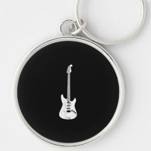 Porte-clés Electric Guitar Med Guitarist Musician Player