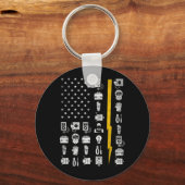 Porte-clés Electrician (Recto)