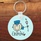 Porte-clés Électricien (Recto)