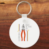 Porte-clés Électricien (Recto)