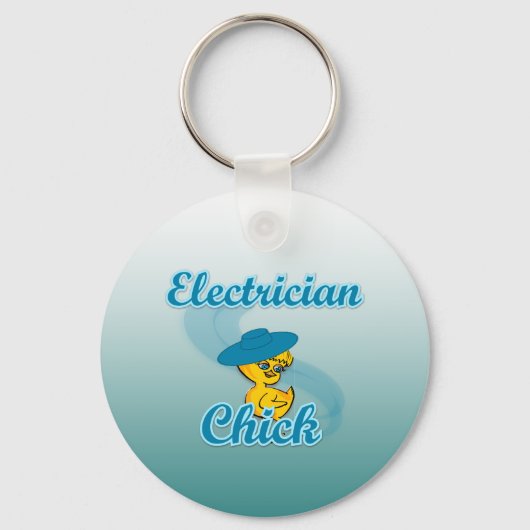 Porte-clés Électricien Chick #3 (Recto)