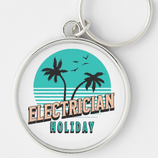 Porte-clés Électricien de vacances (Devant)