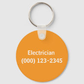 Porte-clés électricien modifiable (Recto)