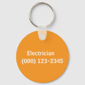 Porte-clés électricien modifiable (Verso)