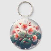 Porte-clés Elegance Begonia Flowers (Verso)