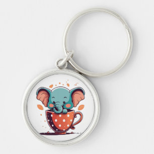 Porte-clés Élégance de l'éléphant