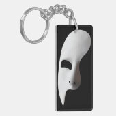 Porte-clés Élégance Éthérée : Masque Fantôme Effrayant (Devant gauche)