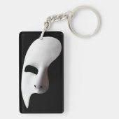 Porte-clés Élégance Éthérée : Masque Fantôme Effrayant (Dos)
