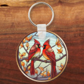 Porte-clés Élégance intemporelle Porte - clé cardinal (Recto)
