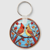 Porte-clés Élégance intemporelle Porte - clé cardinal (Verso)
