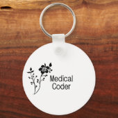 Porte-clés Élégance Médicale du codeur (Recto)