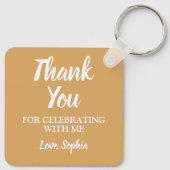 Porte-clés Élégant 21e anniversaire Fête Favor Porte - clé (Dos)