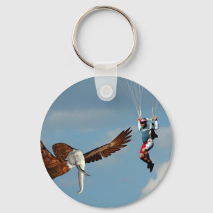 Porte-clés Elégant aigle éléphant