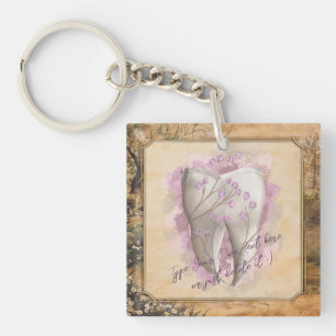 Porte-clés Élégant cadeau dentaire Vintage à l'ancienne