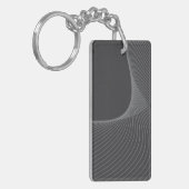 Porte-clés Élégant, chic, simple, art de motif graphique mode (Devant gauche)